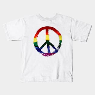 LGBT Pride peace Kids T-Shirt